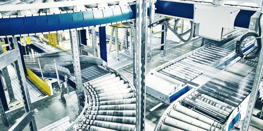 Allen-Bradley PLC software and programmable controllers for a manufacturing facility
